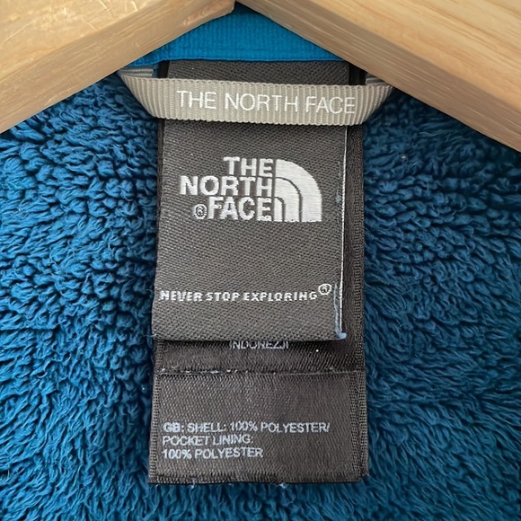 The North Face Women’s Heavy Fleece Front Zip Jacket Teal M - Picture 6 of 8